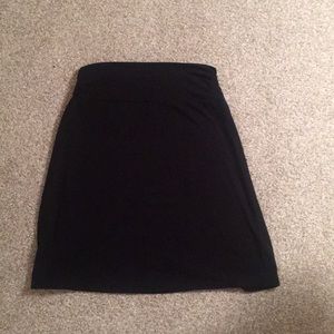 Black skirt